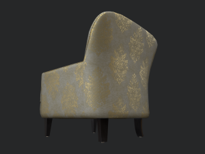 hamburg armchair 3D मॉडल