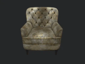 old hamburg armchair 3D Model