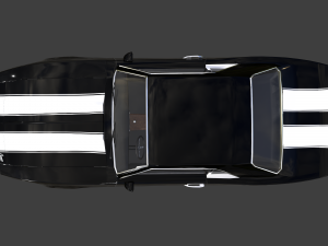 chevrolet camaro ss 1969 3D Model