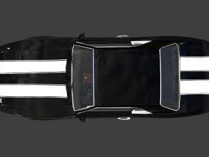 chevrolet camaro ss 1969 3D Model