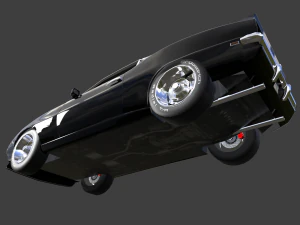 chevrolet camaro ss 1969 3D Model