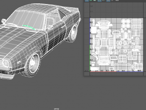 chevrolet camaro ss 1969 3D Model