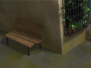 my house toon style low-poly 3D Model