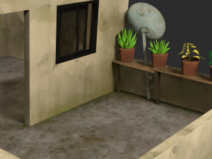 my house toon style low-poly 3D Model