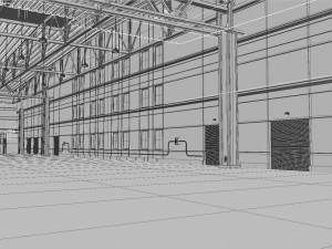warehouse Modelo 3D