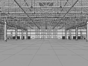 armaz&eacute;m Modelo 3D