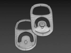 soda can with droplets 350ml Modello 3D