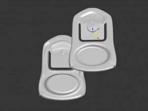 soda can with droplets 350ml 3D Model