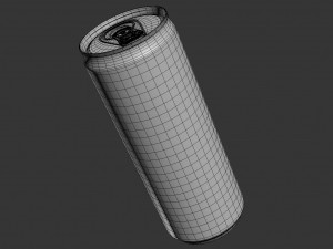 energy can with droplets 473ml Modelo 3D