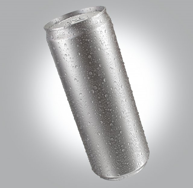 energy can with droplets 473ml Modelo 3D .c4d .max .obj .3ds .fbx .stl .blend 