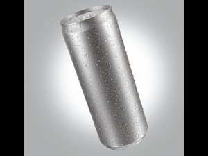 energy can with droplets 473ml 3Dモデル