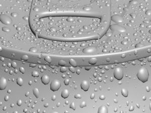 soda can with ice cubs Modelo 3D