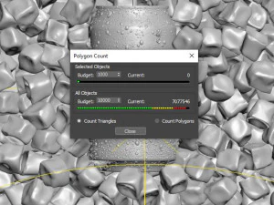 soda can with ice cubs 3D Model