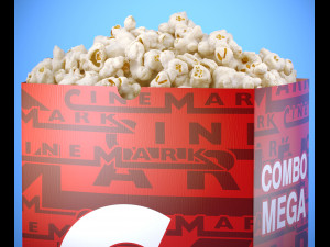 popcorn bag 3D Model