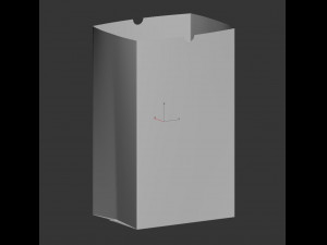 popcorn bag 3D Model