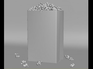 popcorn bag 3D Model