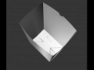popcorn bag 3D Model