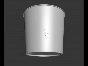 popcorn bucket 3D Model
