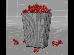 popcorn box 3D Model