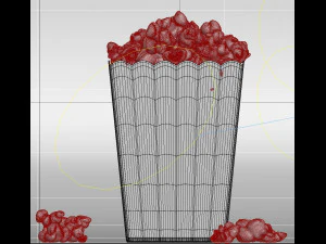 popcorn box 3D Model