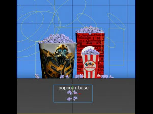 popcorn 3d collection 3D Model