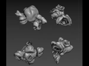 popcorn 3d collection 3D Model
