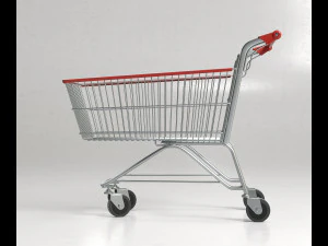 shopping supermarket cart 3D Model