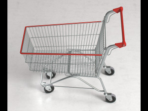 shopping supermarket cart Modelo 3D