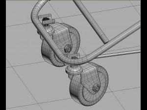 shopping supermarket cart 3D Model