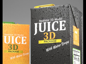 juice box Model 3D