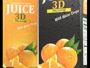 juice box Model 3D
