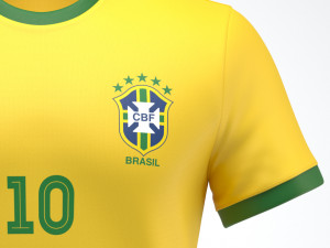 soccer team uniform Model 3D