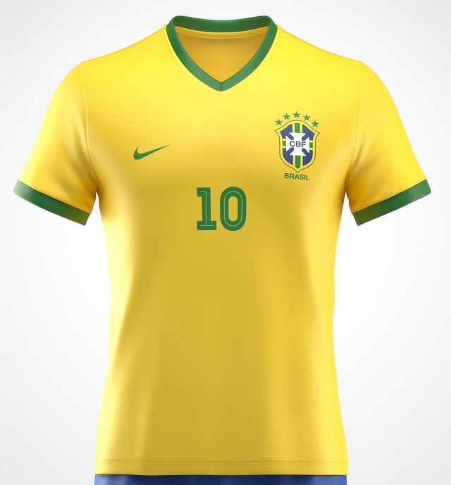  Brazil Futebol Jersey - Brasil Football National Soccer Ladies  V-Neck T-Shirt (Black, X-Small) : Clothing, Shoes & Jewelry