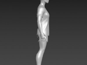 womens soccer uniform Modelo 3D