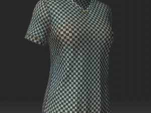 womens soccer uniform Modelo 3D