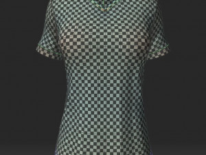 womens soccer uniform Modelo 3D