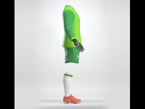 goalkeeper soccer uniform 3D Model