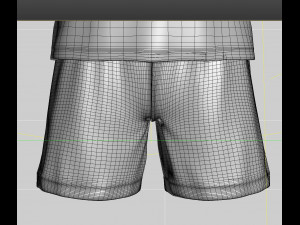 goalkeeper soccer uniform 3D Model