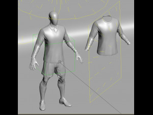 goalkeeper soccer uniform 3D Model