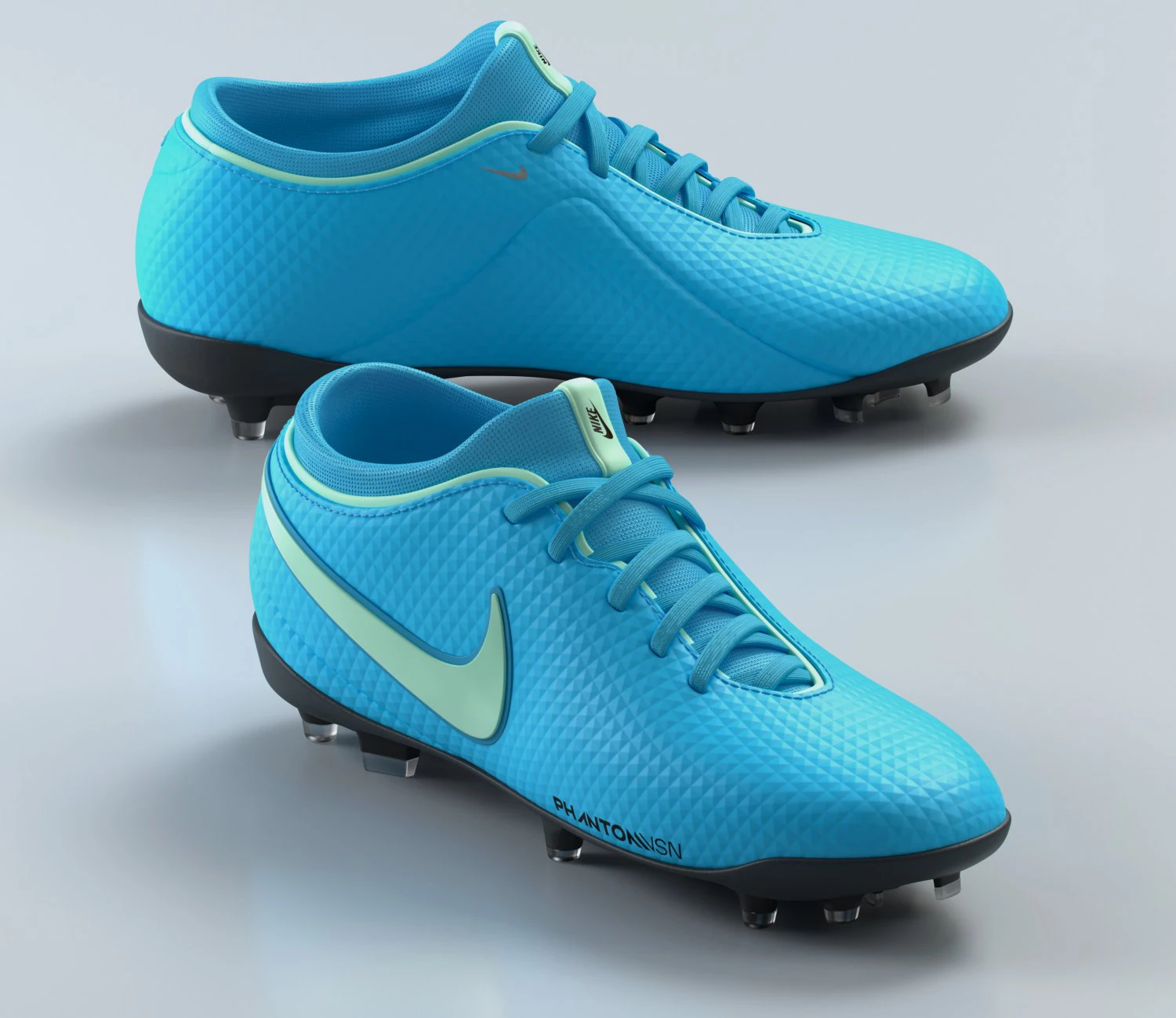 football boots 3D Model .c4d .max .obj .3ds .fbx .stl .blend 