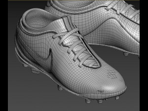 football boots 3D 模型