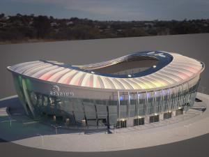 football soccer stadium 3D मॉडल