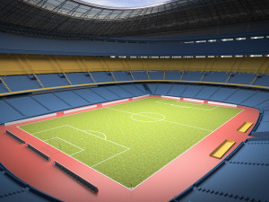 football soccer stadium 3D मॉडल