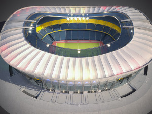 football soccer stadium 3D मॉडल
