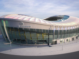 football soccer stadium 3D मॉडल