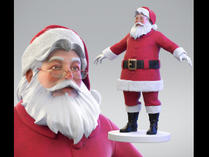 santa claus 3Dモデル