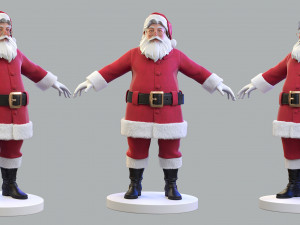 santa claus Model 3D