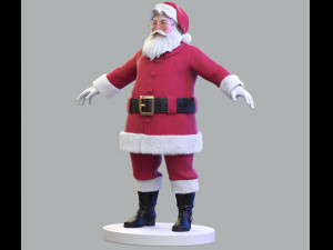 santa claus Model 3D