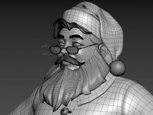 santa claus Model 3D