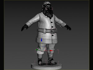 santa claus Model 3D